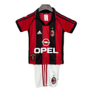 Kinder-Set AC Milan Heimtrikot 98/99 (Retro)