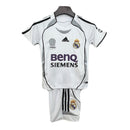 Kinder-Set Real Madrid Heimtrikot 06/07 (Retro)