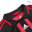 AC Milan Langarm Heimtrikot 06/07 Herren Fan-Version Rot und Schwarz (Retro)