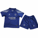 Kinder-Set PSG Viertes Trikot 24/25 Blau