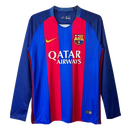 Barcelona Langarm Heimtrikot 17/18 Herren Fan-Version (Retro)
