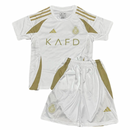 Kinder-Set Al-Nassr Drittetrikot 24/25 Weiß