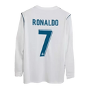 Real Madrid Langarm Heimtrikot 17/18 Herren Fan-Version (Retro)