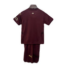 Kinder-Set Manchester City Drittetrikot 24/25 Bordeaux