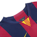 Barcelona Heimtrikot 14/15 Herren Fan-Version Blau und Granat (Retro)