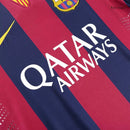 Barcelona Heimtrikot 14/15 Herren Fan-Version Blau und Granat (Retro)