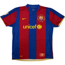 Barcelona Heimtrikot 07/08 Herren Fan-Version Blau und Granat (Retro)