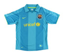 Barcelona Auswärtstrikot 07/08 Herren Fantrikot Blau (Retro)
