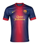 Barcelona Heimtrikot 12/13 Herren Fan-Version Blau und Granat (Retro)