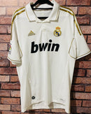 Real Madrid Heimtrikot 11/12 Herren Fan-Version Weiß (Retro)