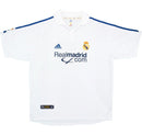 Real Madrid Heimtrikot 01/02 Herren Fan-Version Weiß (Retro)