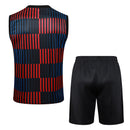 Barcelona Trainingsset 24/25 Ärmelloses Trikot und Shorts