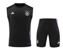 Deutschland Trainingsset 24/25 Ärmelloses Trikot und Shorts