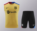 Barcelona Ärmelloses Set 24/25 Trikot und Shorts