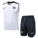 Chelsea Trainingsset 25/26 Ärmelloses Trikot und Shorts