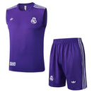 Real Madrid Trainingsset 25/26 Ärmelloses Trikot und Shorts