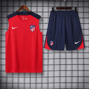 Atletico Madrid Ärmelloses Set 24/25 Trikot und Shorts