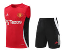 Manchester United Ärmelloses Set 24/25 Trikot und Shorts