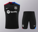 Barcelona Ärmelloses Set 24/25 Trikot und Shorts