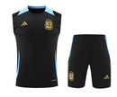 Argentinien Trainingsset 24/25 Ärmelloses Trikot und Shorts