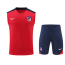 Atletico Madrid Ärmelloses Set 24/25 Trikot und Shorts