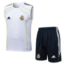 Real Madrid Trainingsset 25/26 Ärmelloses Trikot und Shorts