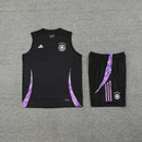 Deutschland Trainingsset 24/25 Ärmelloses Trikot und Shorts