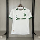 Sporting Lissabon Auswärtstrikot 24/25 Herren Fantrikot Weiß