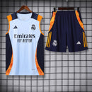 Real Madrid Ärmelloses Set 24/25 Trikot und Shorts