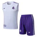 Real Madrid Trainingsset 25/26 Ärmelloses Trikot und Shorts