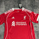 Kinder-Set Liverpool Heimtrikot 25/26 Rot