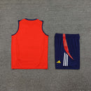 Spanien Ärmelloses Set 24/25 Trikot und Shorts