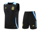 Argentinien Trainingsset 24/25 Ärmelloses Trikot und Shorts