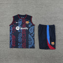 Barcelona Ärmelloses Set 24/25 Trikot und Shorts