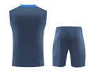Inter Mailand Trainingsset 24/25 Ärmelloses Trikot und Shorts