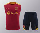 Barcelona Ärmelloses Set 24/25 Trikot und Shorts