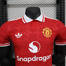 Manchester United Polohemd 25/26 Herren Spieler-Version