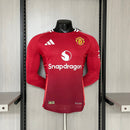 Manchester United Langarm Heimtrikot 24/25 Herren Spieler-Version