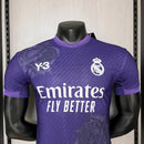 Real Madrid Y-3 24/25 Herren Spieler-Version Trikot Lila