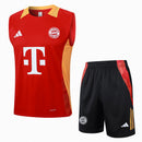 Bayern München Trainingsset 24/25 Ärmelloses Shirt und Shorts