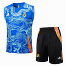 Real Madrid Trainingsset 24/25 Ärmelloses Shirt und Shorts