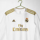 Real Madrid Langarm Heimtrikot 2019/20 Herren Fan-Version (Retro)