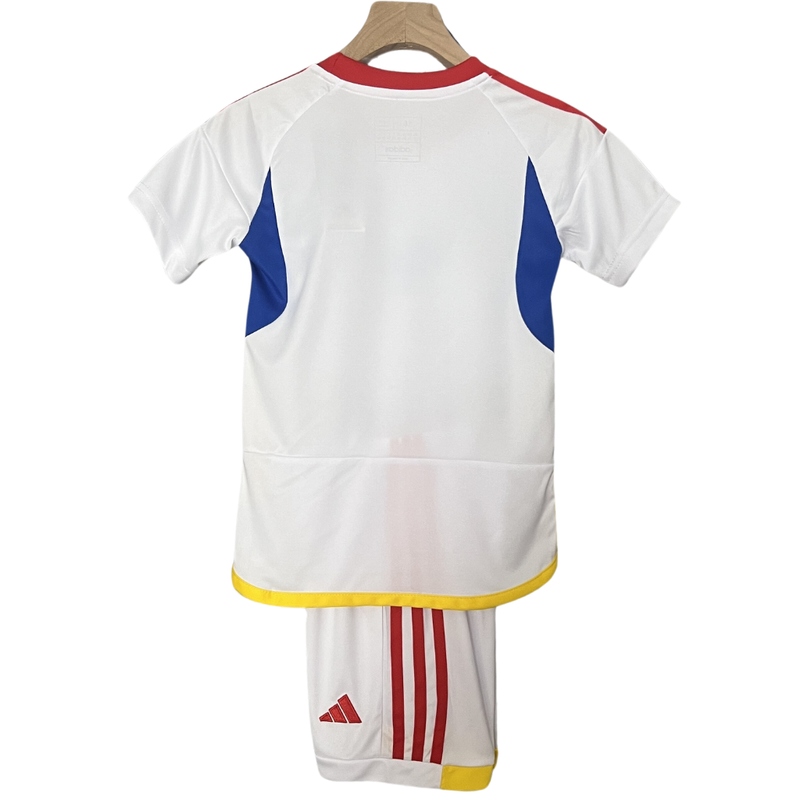 Venezuela Kinder-Set Auswärtstrikot 24/25 Weiß