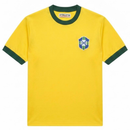 Brasilien Heimtrikot 1970 Herren Fan-Version Gelb (Retro)