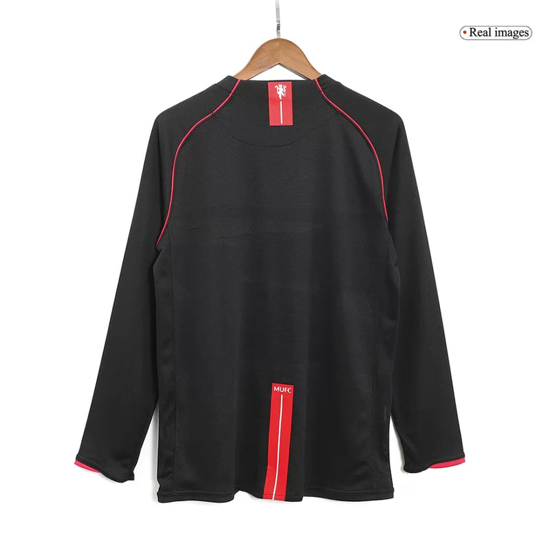 Manchester United Langarm Auswärtstrikot 07/08 Herren Fan-Version (Retro)