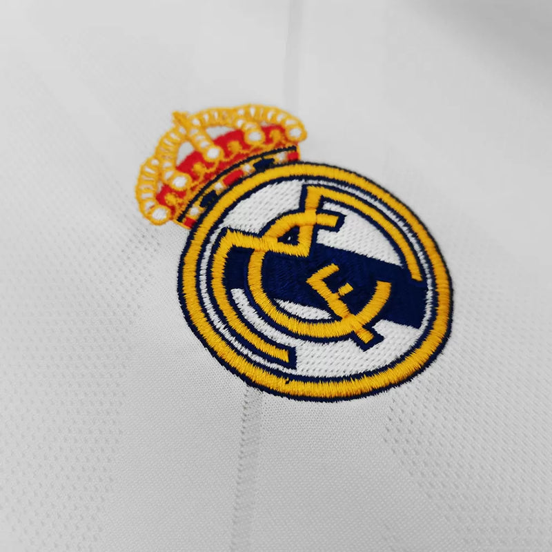 Real Madrid Langarm Heimtrikot 17/18 Herren Fan-Version (Retro)