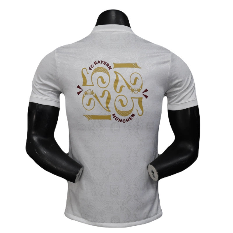 Bayern München 125 Jahre Trikot 25/26 Herren Spieler-Version Weiß
