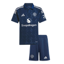 Kinder-Set Manchester United Auswärtstrikot 24/25