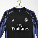 Real Madrid Langarm Drittetrikot 2016/17 Herren Fan-Version (Retro)