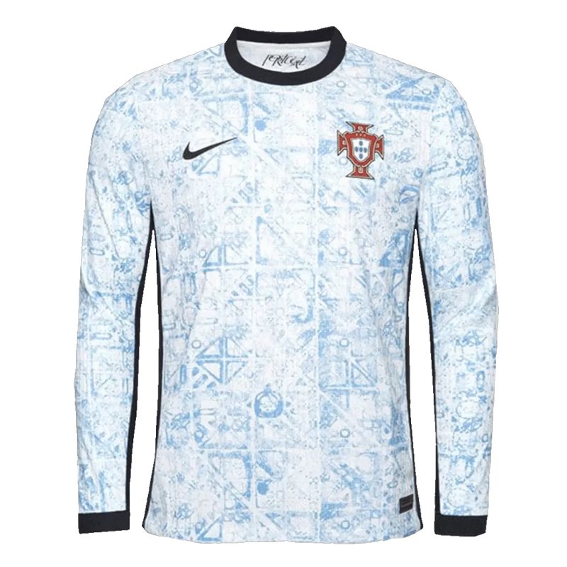 Portugal Langarm Auswärtstrikot 24/25 Herren Fantrikot